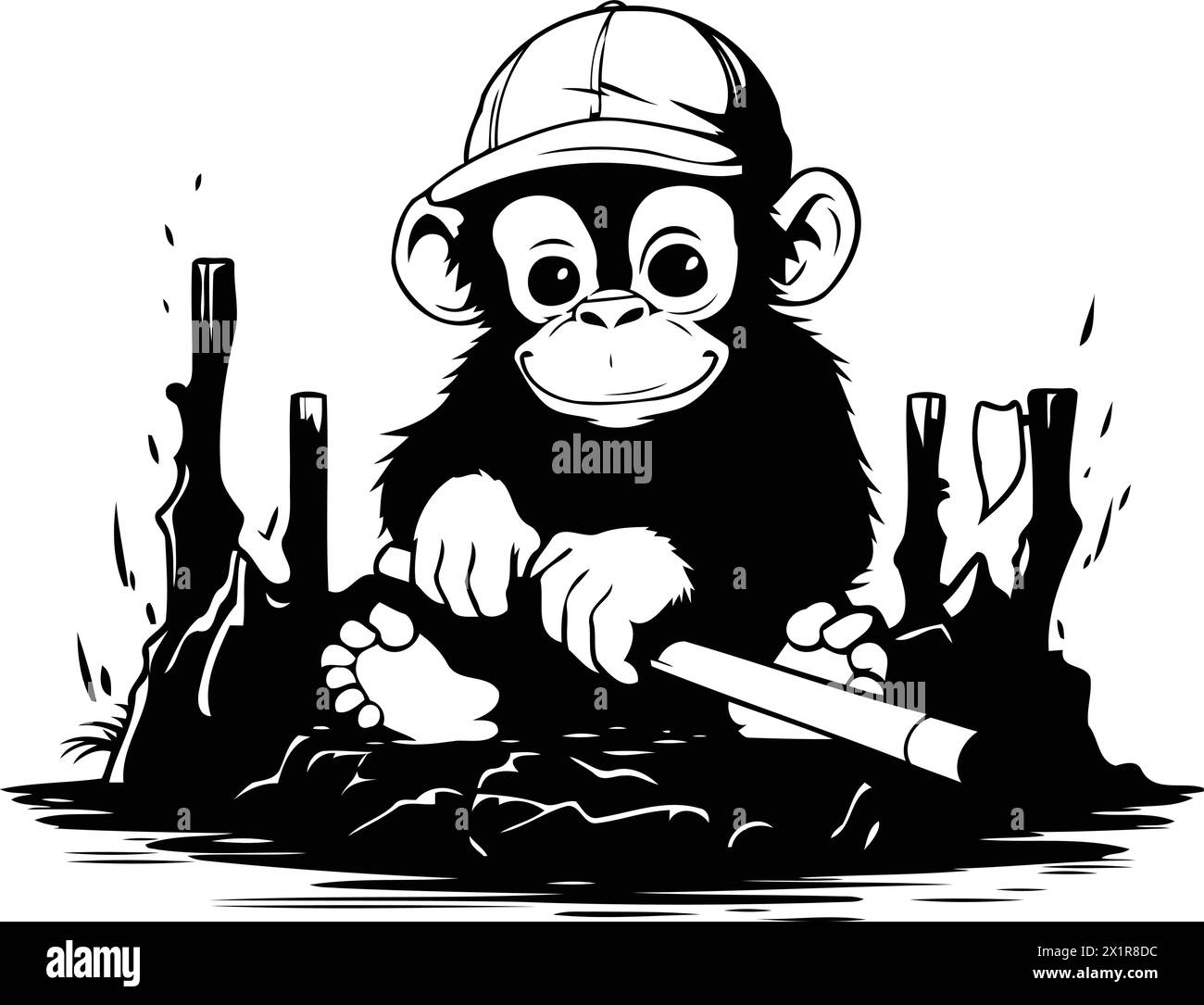 Monkey rock Cut Out Stock Images & Pictures - Alamy