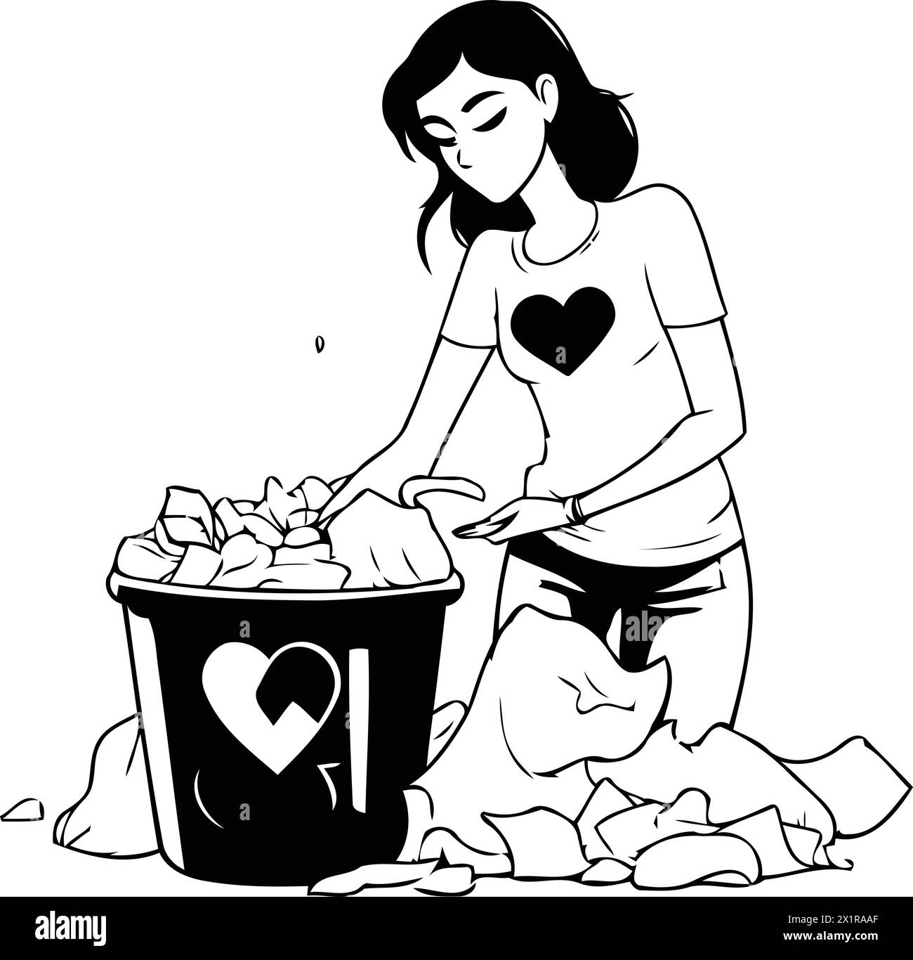 Earth volunteer Black and White Stock Photos & Images - Alamy