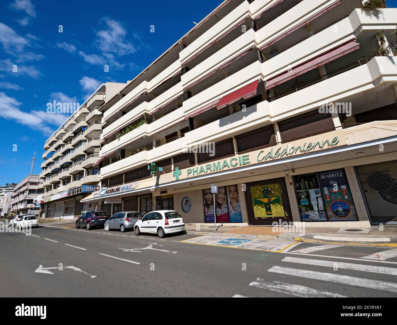 South Pacific Cruise / Modern Apartment Buildings in Noumea, New