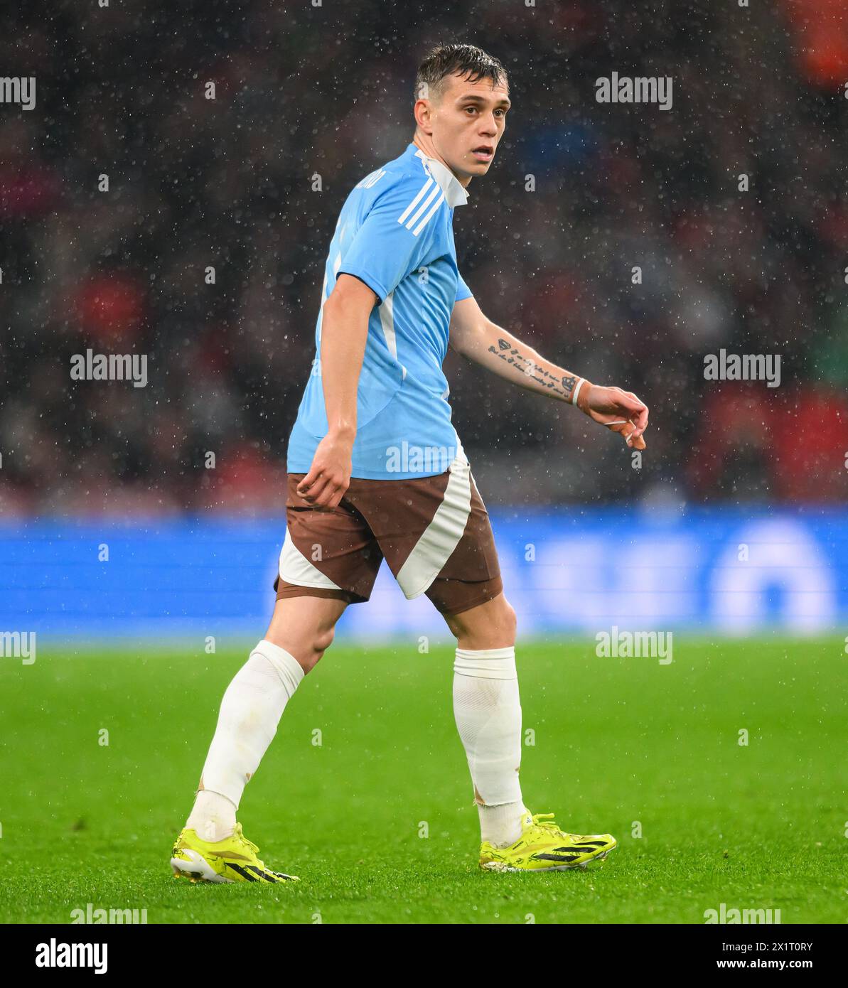 26 Mar 2024 - England v Belgium - International Friendly - Wembley Stadium. Belgium's Leandro Trossard in action against England. Picture : Mark Pain / Alamy Live News Stock Photo