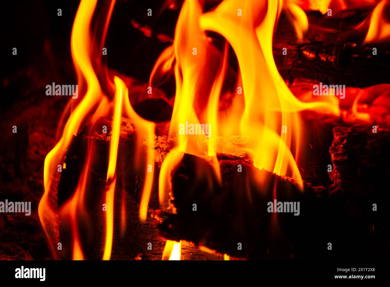 Close up glowing embers showcasing hi-res stock photography and images ...