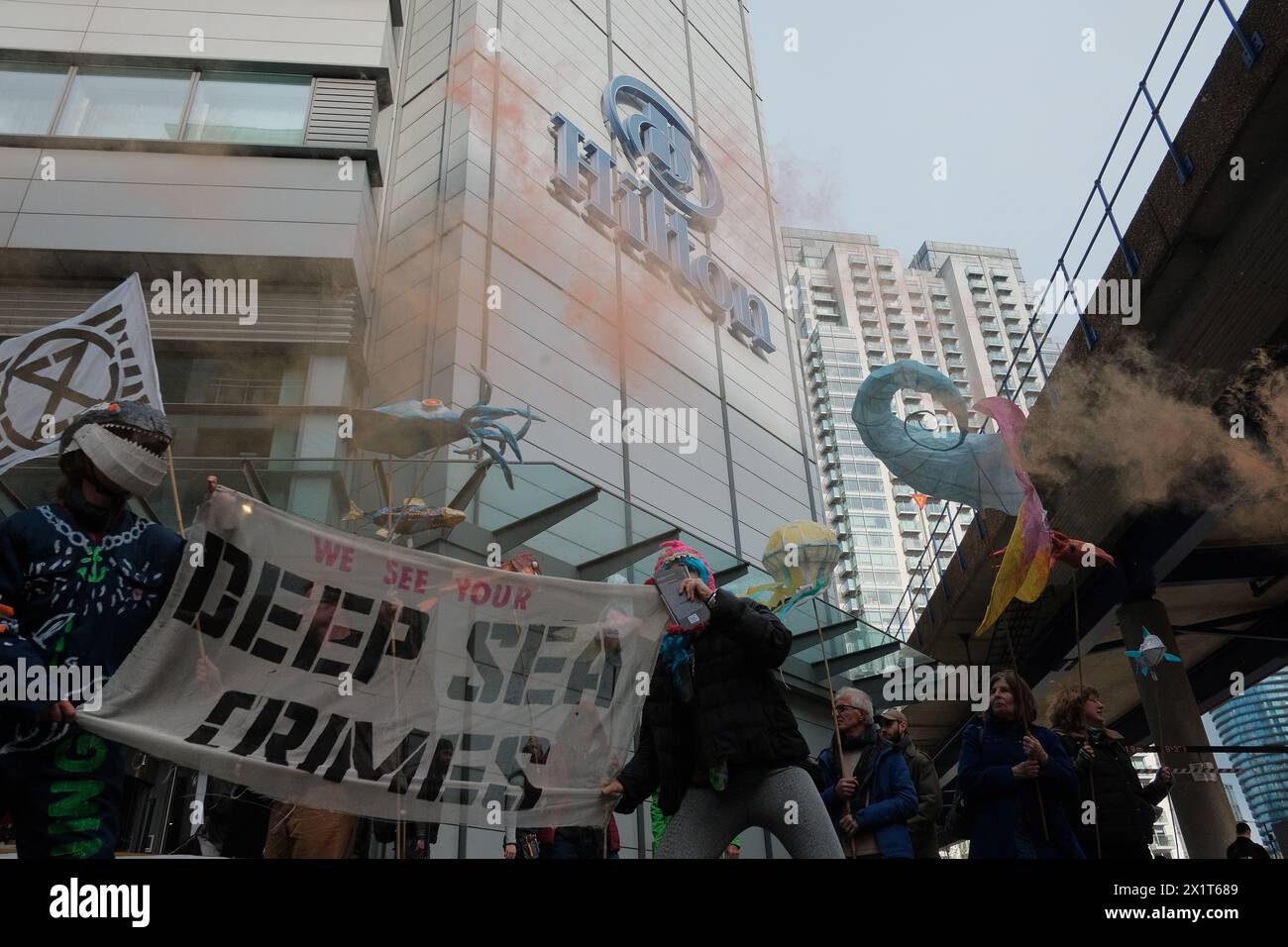Ocean Rebellion (OR) stages a protest concert against a deep sea mining ...