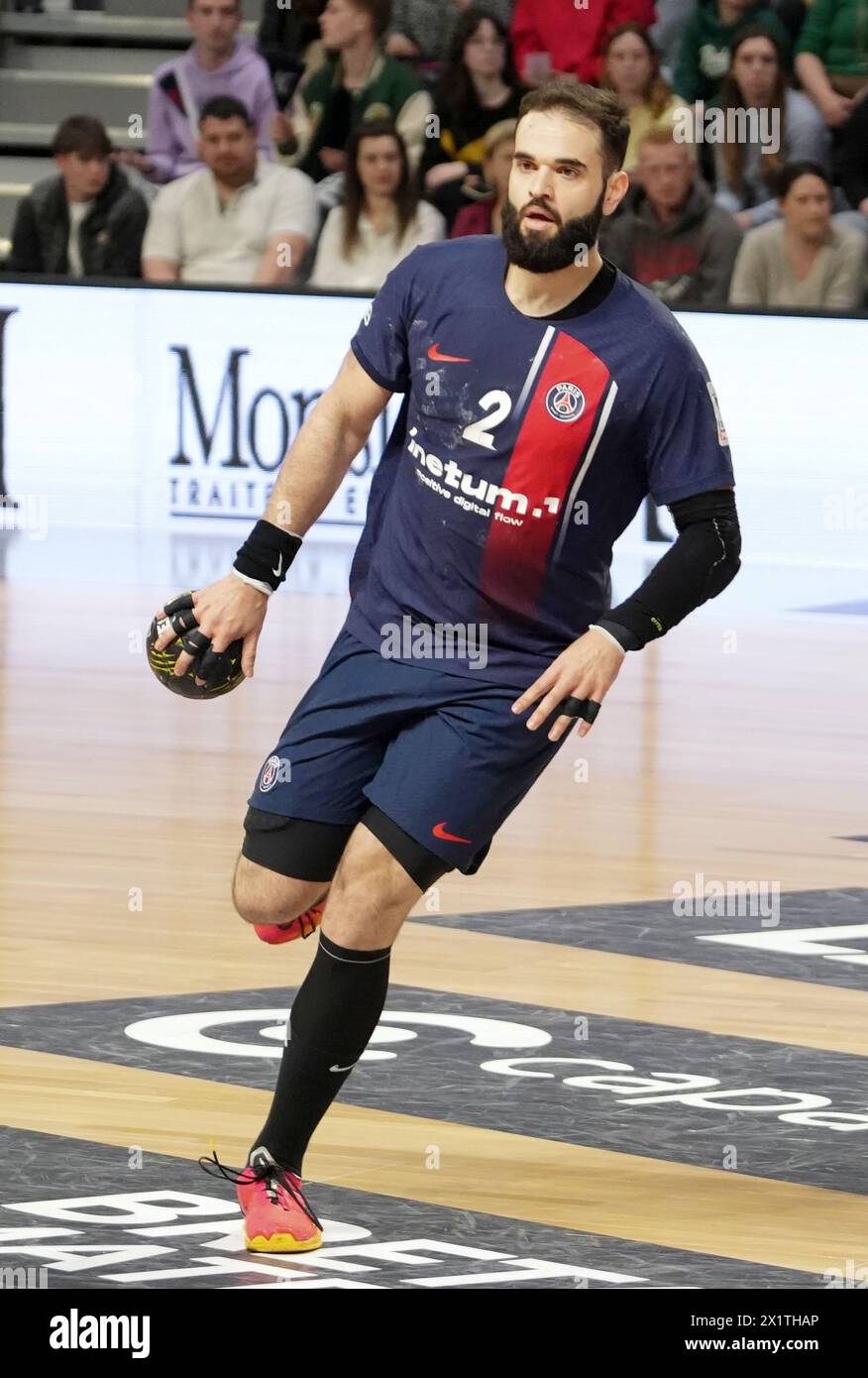 CessonSevigne, France, April 17, 2024 Ruben Marchan of Paris saint