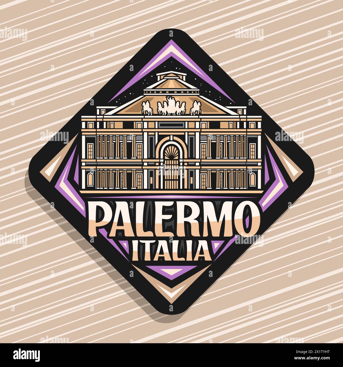 Italy road sign on Stock Vector Images - Alamy