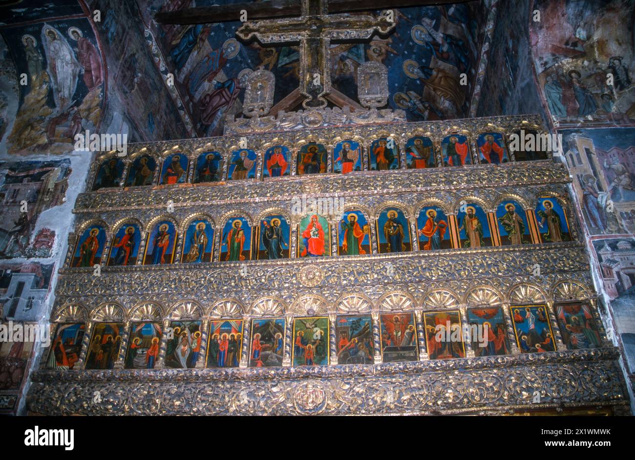 Romanian orthodox church Stock Photo