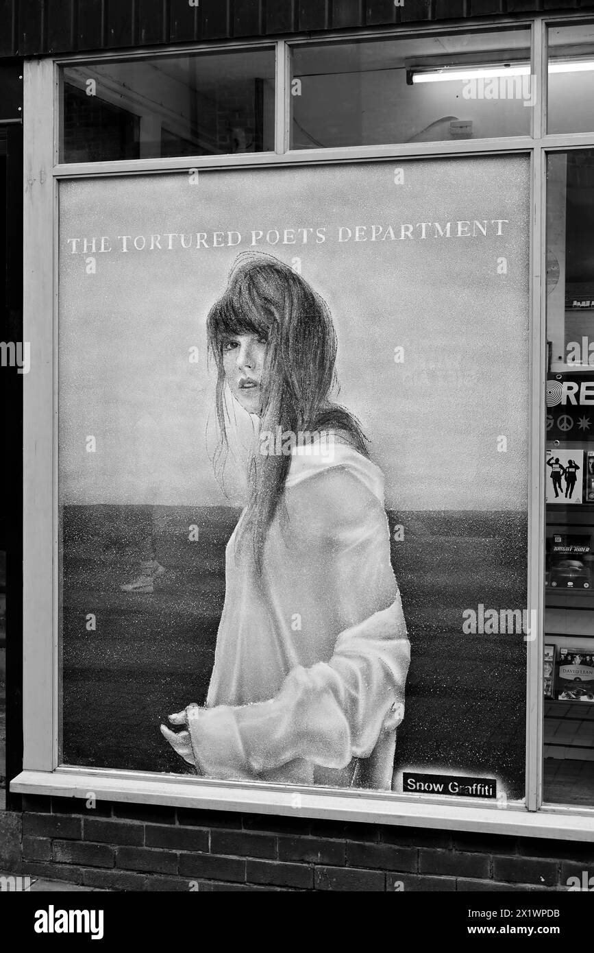 Taylor swift tortured poet's department Black and White Stock Photos