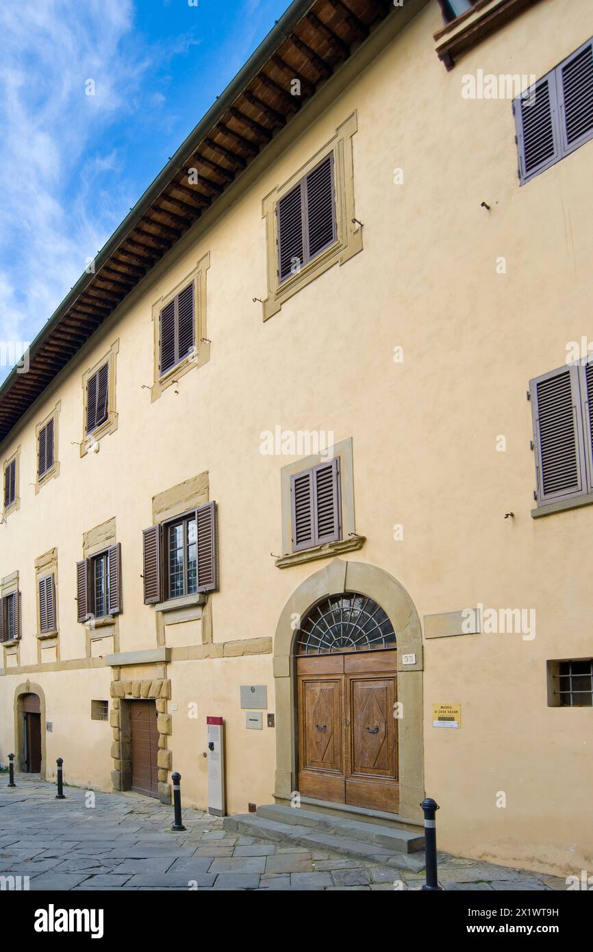 Casa Vasari. Arezzo. Tuscany. Italy Stock Photo