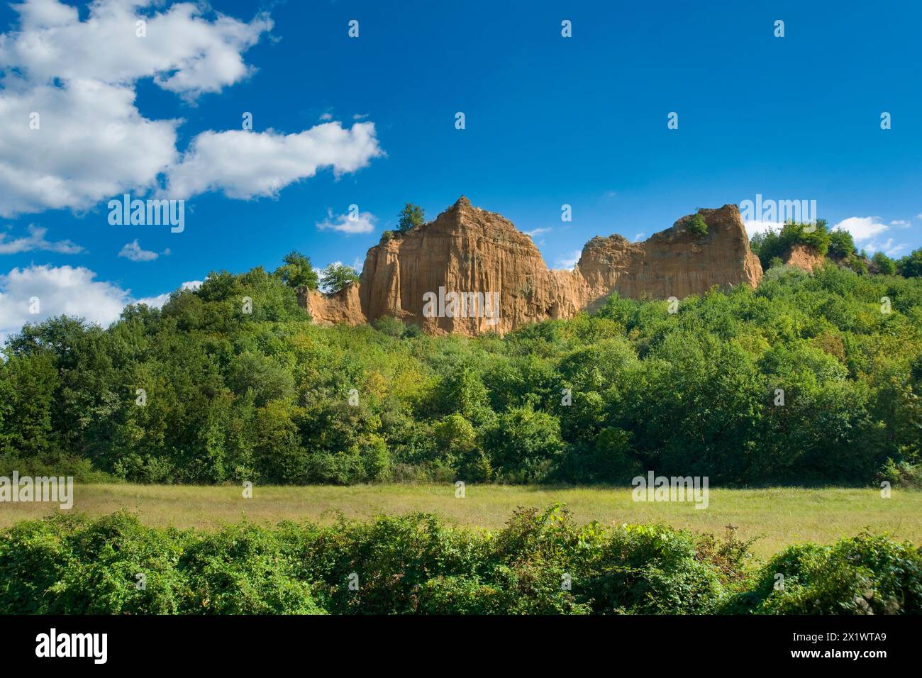 Balze del Valdarno. Castelfranco di Sopra. Tuscany. Italy Stock Photo