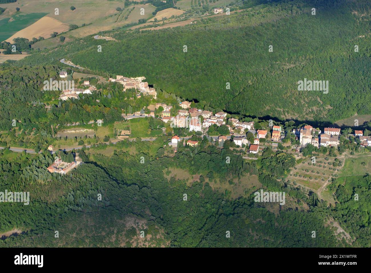 Avacelli Castle. Arcevia. Marche. Italy Stock Photo