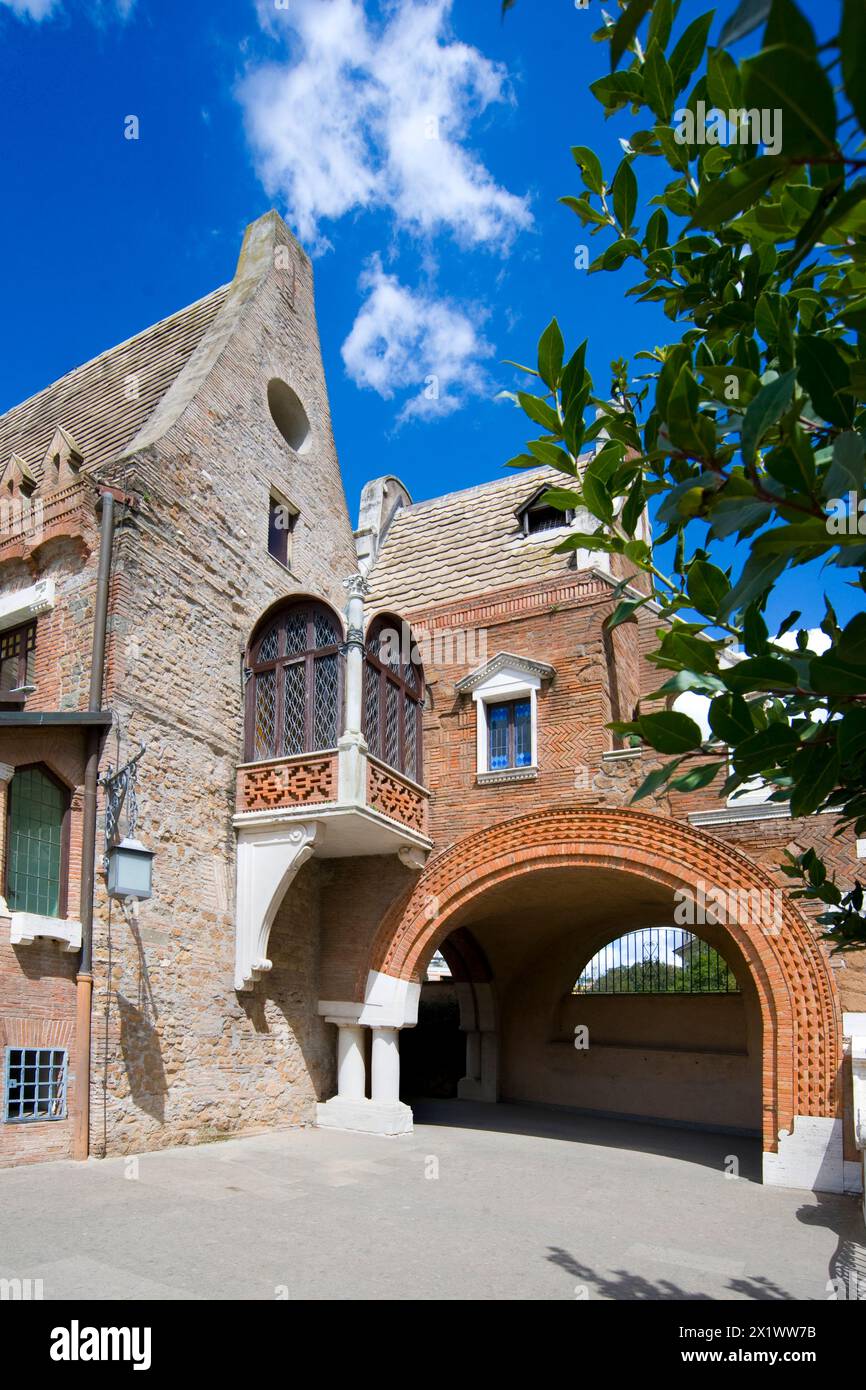 Casina Delle Civette. Park of Villa Torlonia. Rome. Lazio. Italy Stock ...