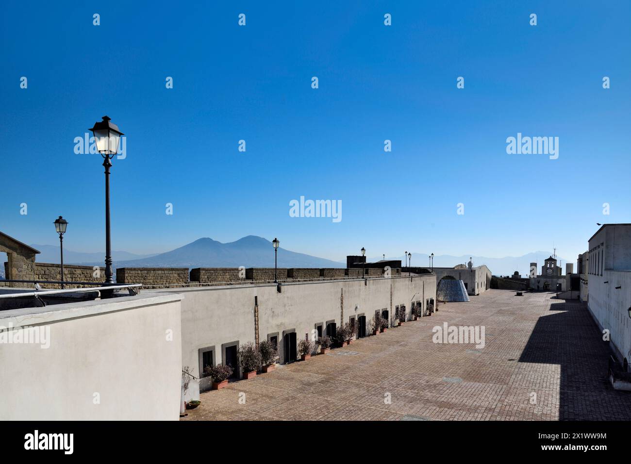 Castel Sant'elmo. Naples. Campania. Italy Stock Photo