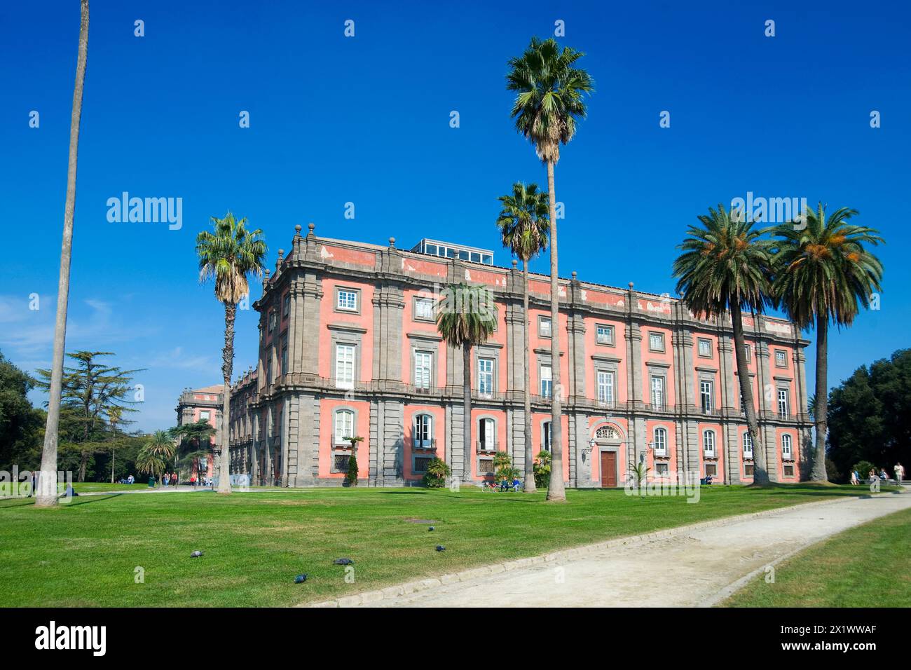Royal Palace of Capodimonte. Naples. Campania. Italy Stock Photo