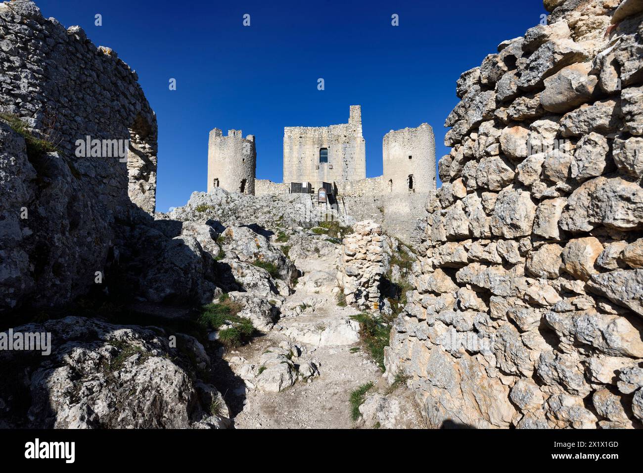 Rocca Calascio. Abruzzo. Italy Stock Photo