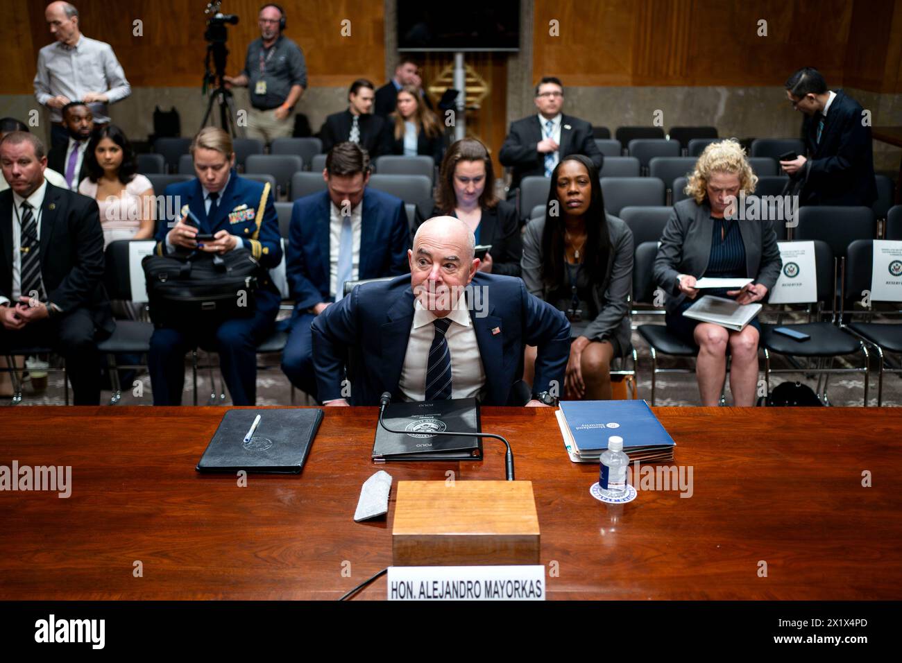Washington, United States. 18th Apr, 2024. Secretary of the Department