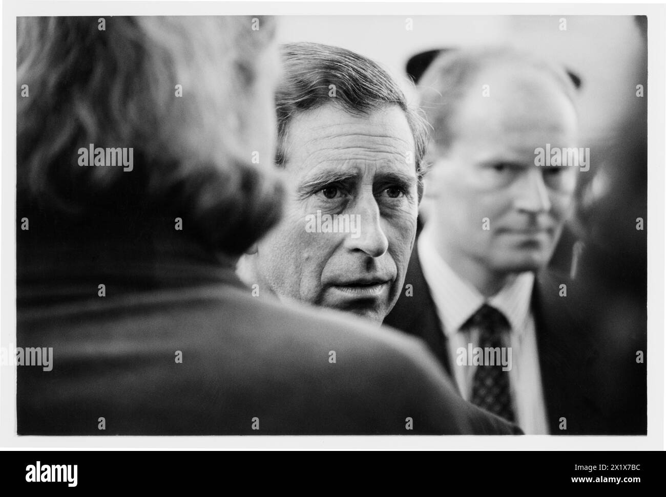 PRINCE CHARLES, KING CHARLES, PRINCE OF WALES, 1995: Prince Charles, the Prince of Wales, opens new student halls at Cardiff University, 15 November 1995. Archive Picture: Rob Watkins/Alamy Stock Photo