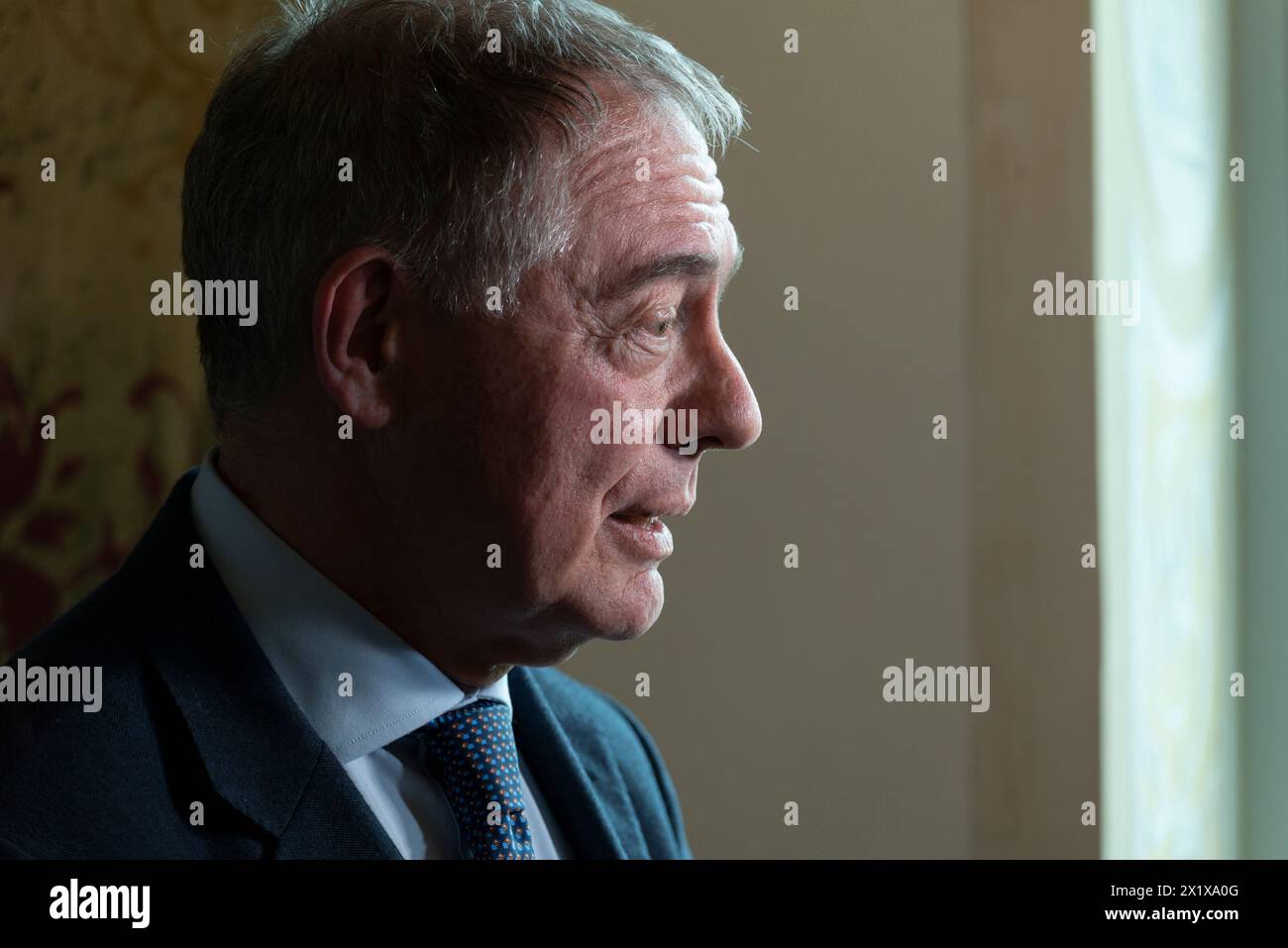 Rome, Italy, In the photo Adolfo Urso (Minister of Enterprises and Made in Italy). EDITORIAL USAGE ONLY! NOT FOR COMMERCIAL USAGE! Stock Photo