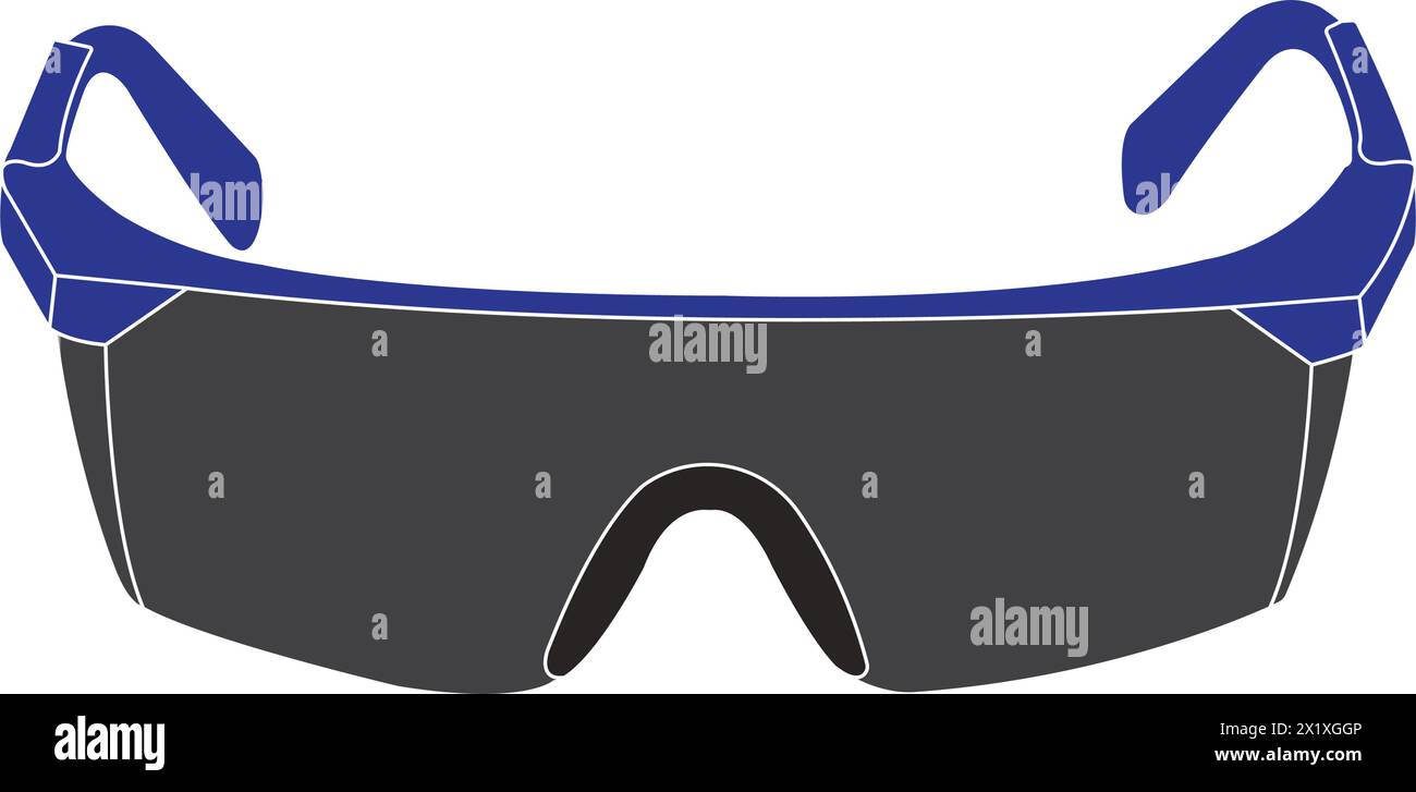 Welding glasses icon vector illustration symbol design Stock Vector