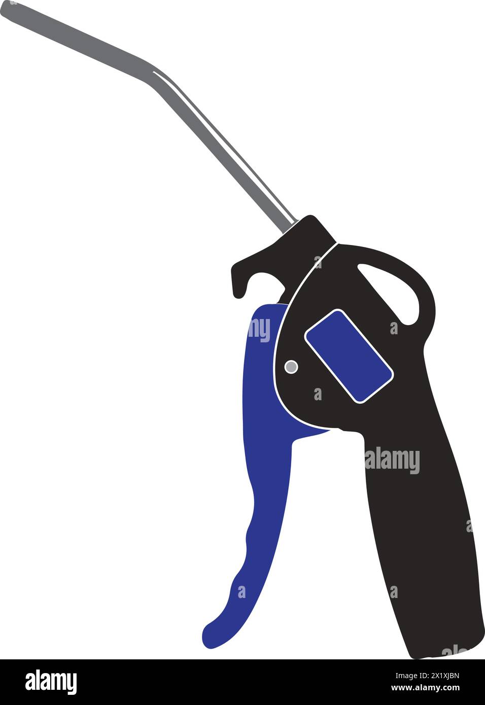 Nail gun illustration Stock Vector Images - Alamy
