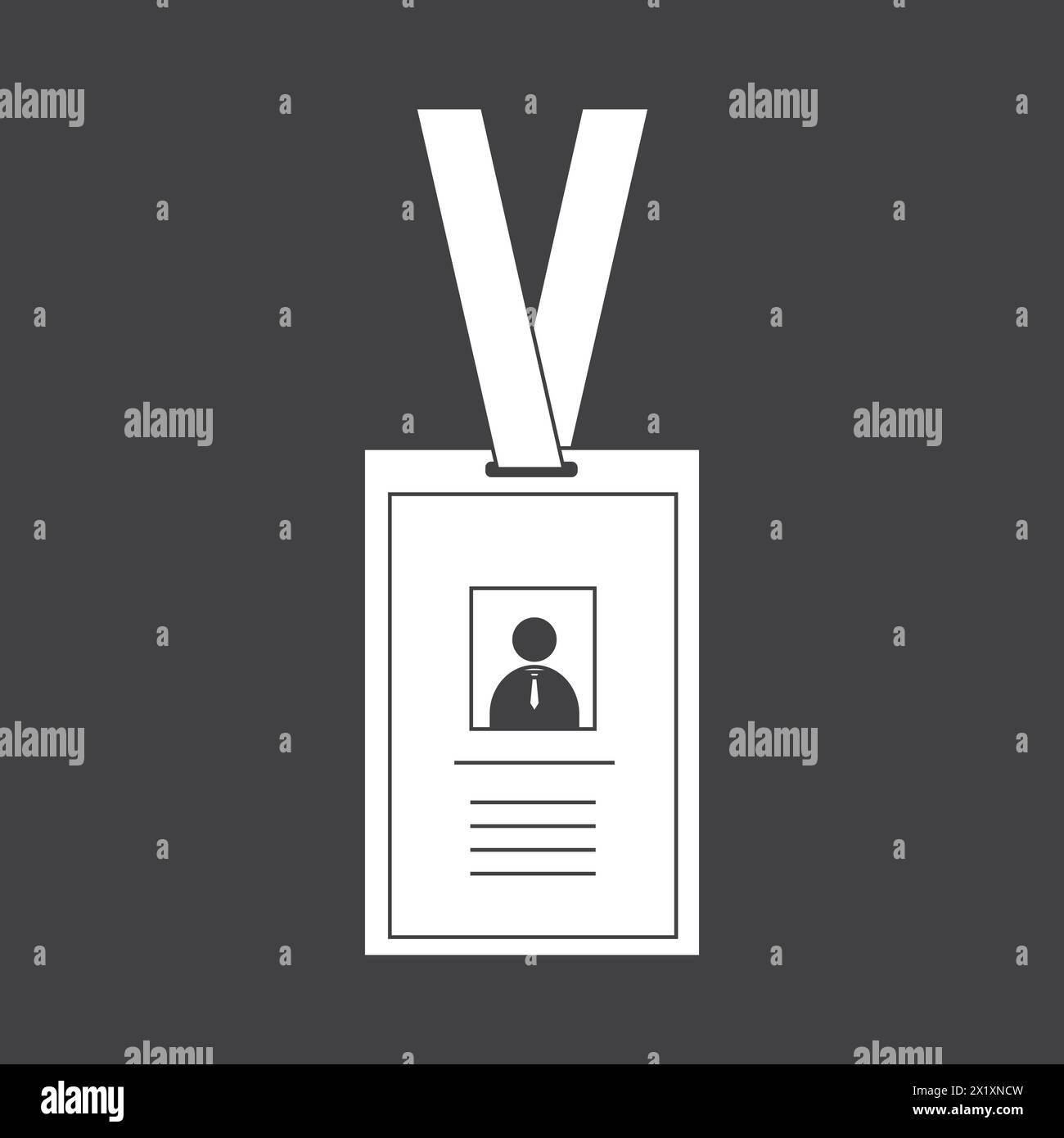 Identity card icon vector illustration symbol design Stock Vector Image ...