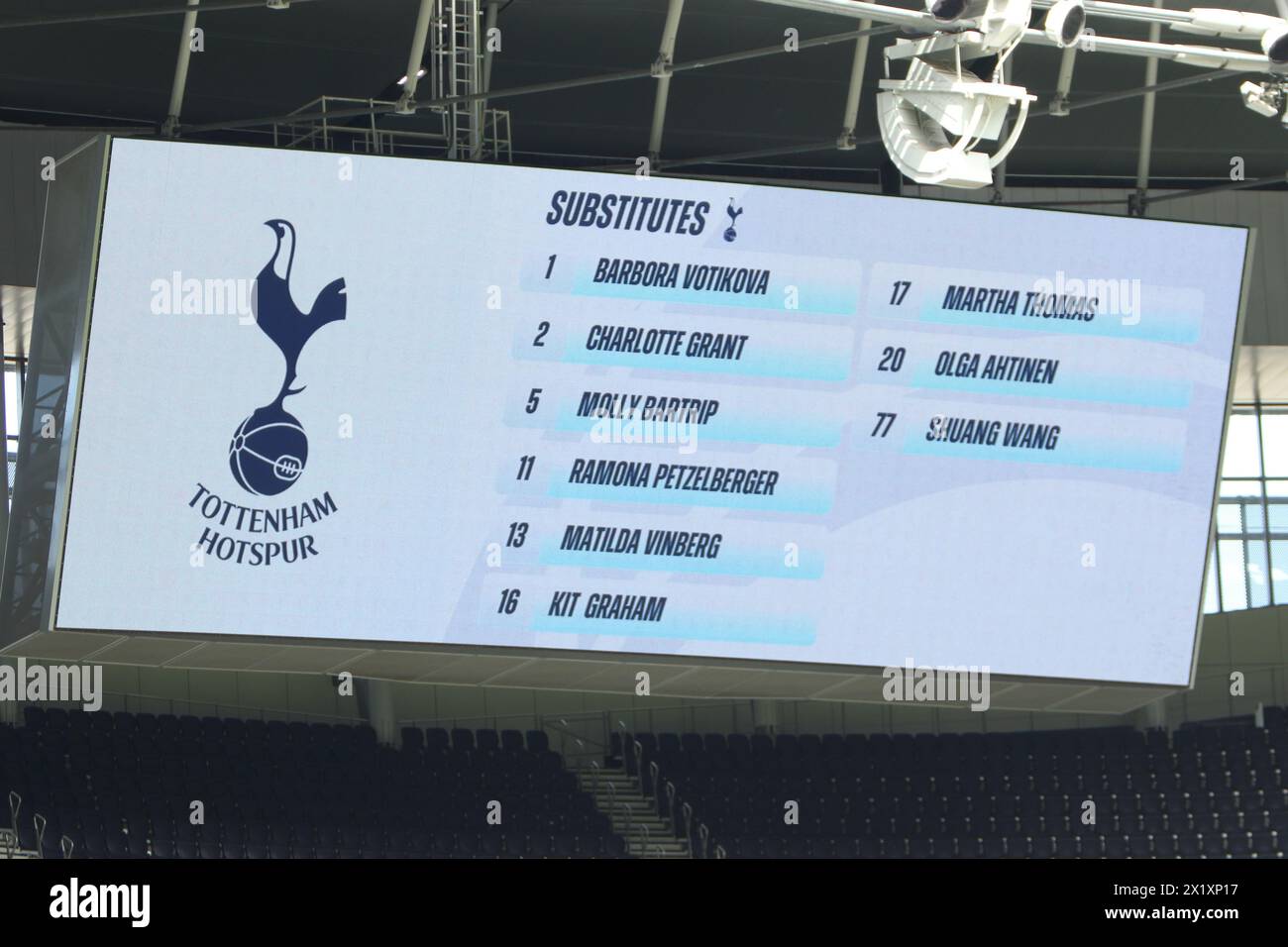 Spurs women lineup hires stock photography and images Alamy