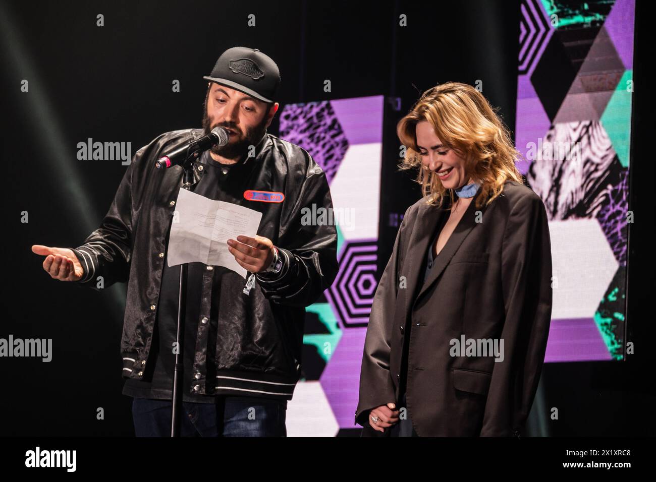 MIN Independent Music Awards 2024, Zaragoza, Spain Stock Photo