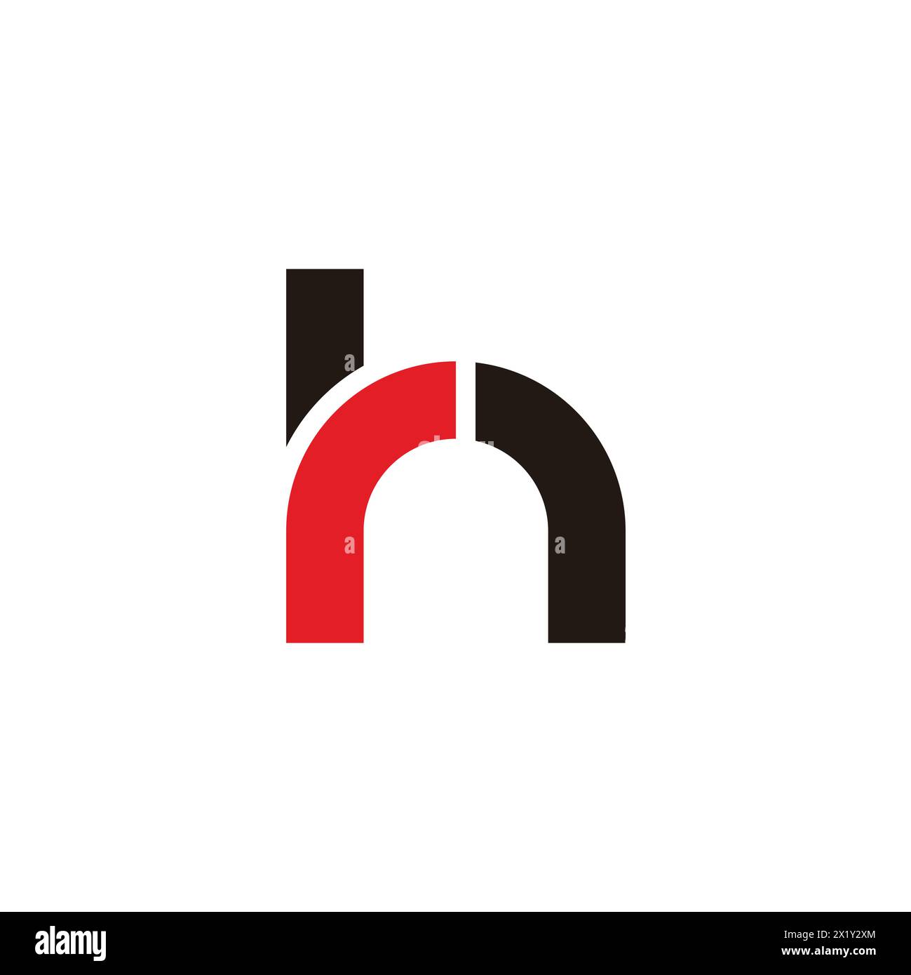 Hr minimal logo design Cut Out Stock Images & Pictures - Alamy