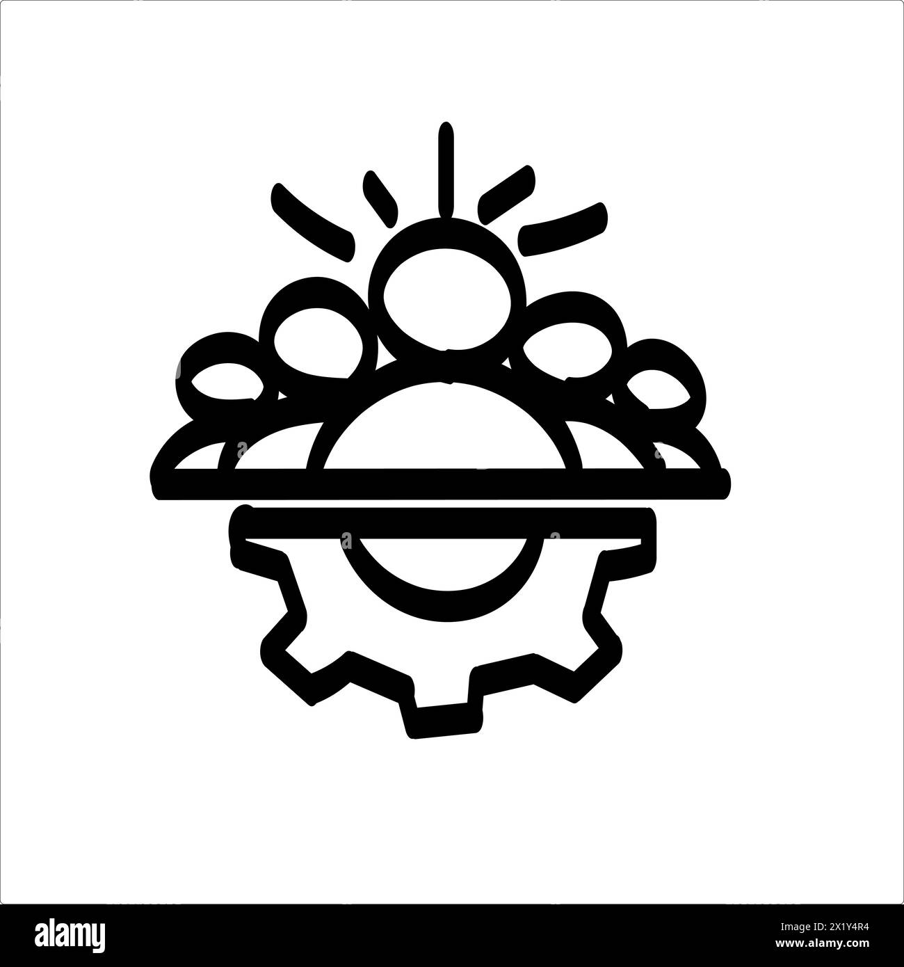 flat-icon-of-leadership-vector-stock-vector-image-art-alamy