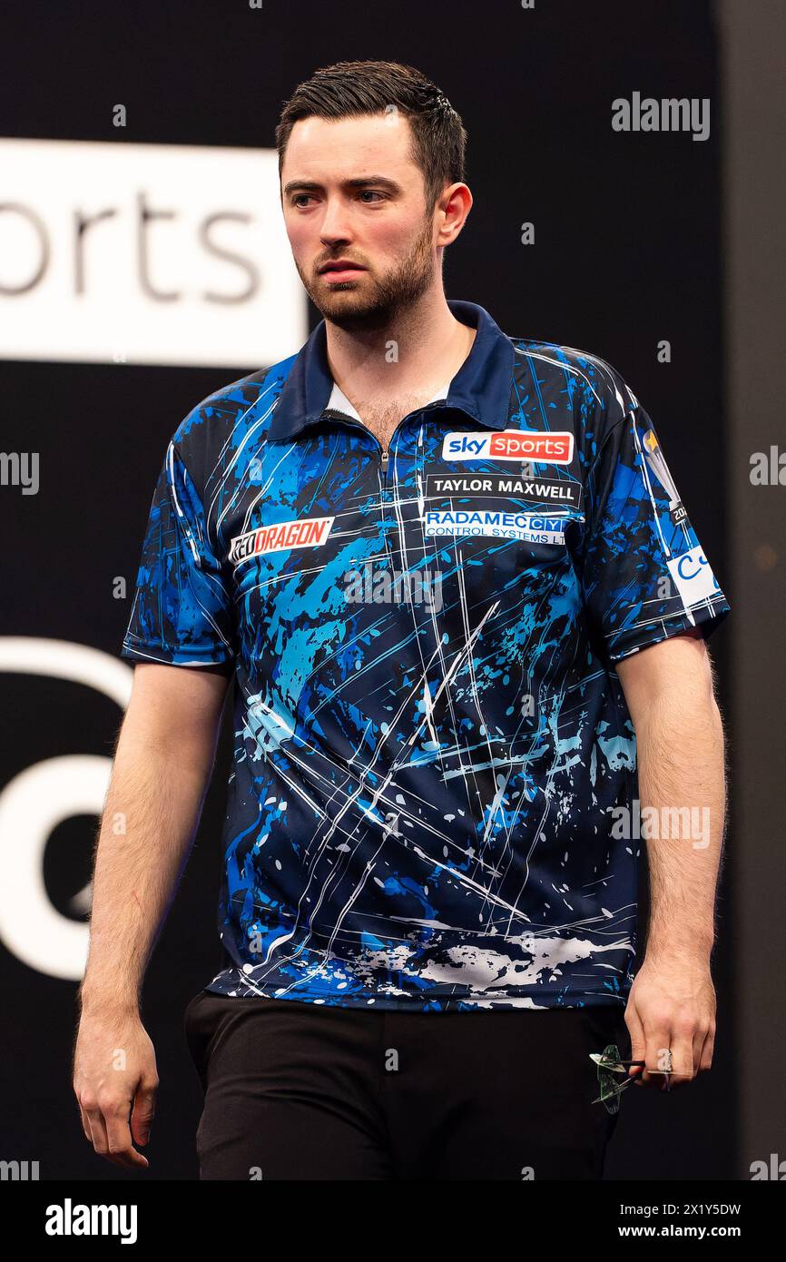 ROTTERDAM, NETHERLANDS APRIL 18 Luke Humphries of England during the