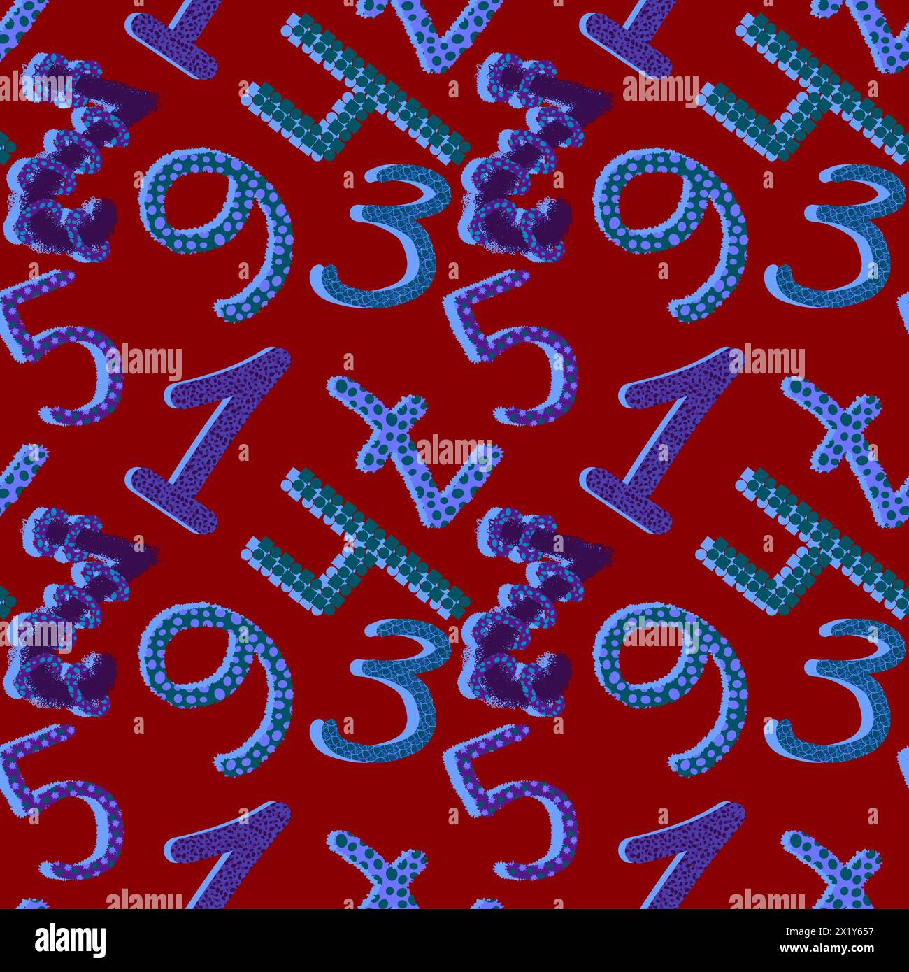 Cartoon numbers hi-res stock photography and images - Alamy