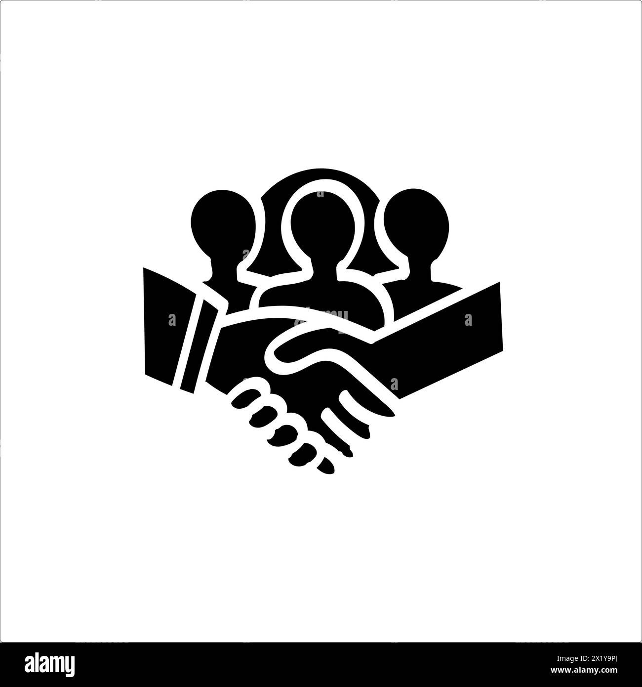 Flat icon of team vector Stock Vector Image & Art - Alamy