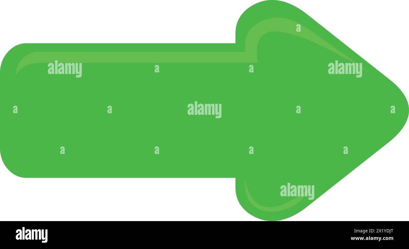 vector green arrow pointing right side Stock Vector Image & Art Alamy