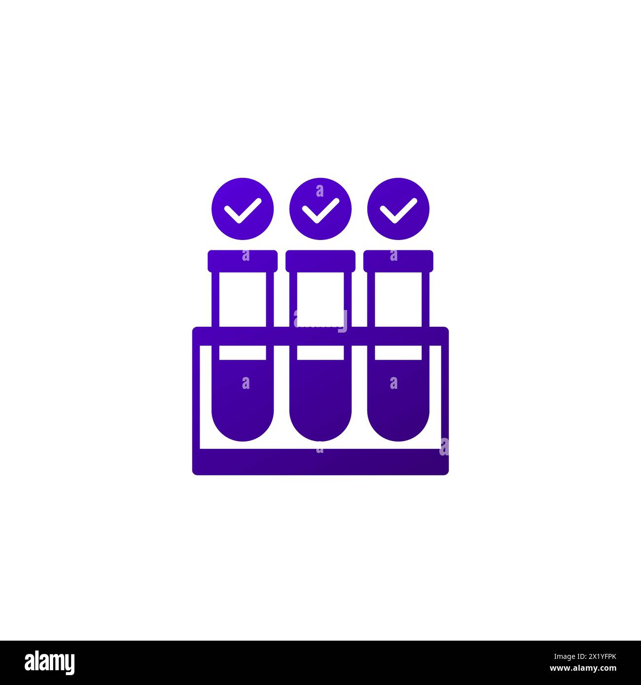 lab test icon with test tubes Stock Vector Image & Art Alamy