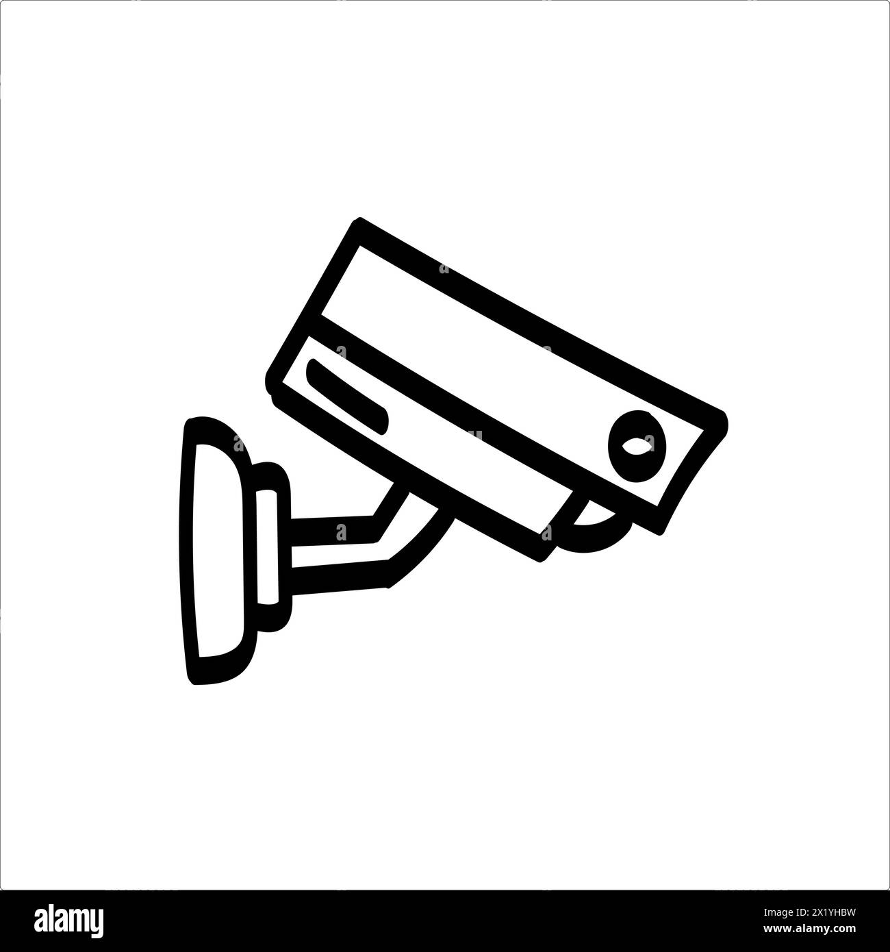 Flat icon of security camera vector Stock Vector Image & Art - Alamy
