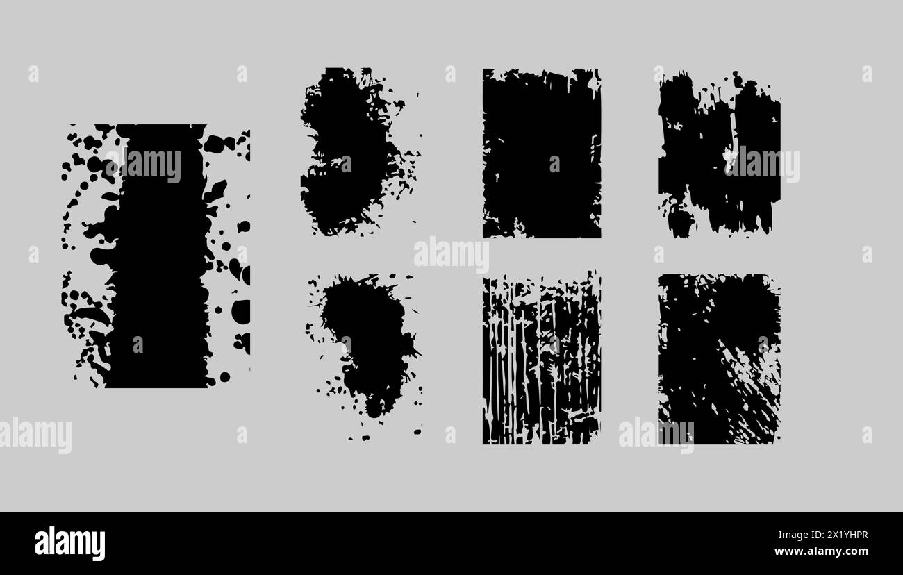 Multi color set collection Black and White Stock Photos & Images - Alamy