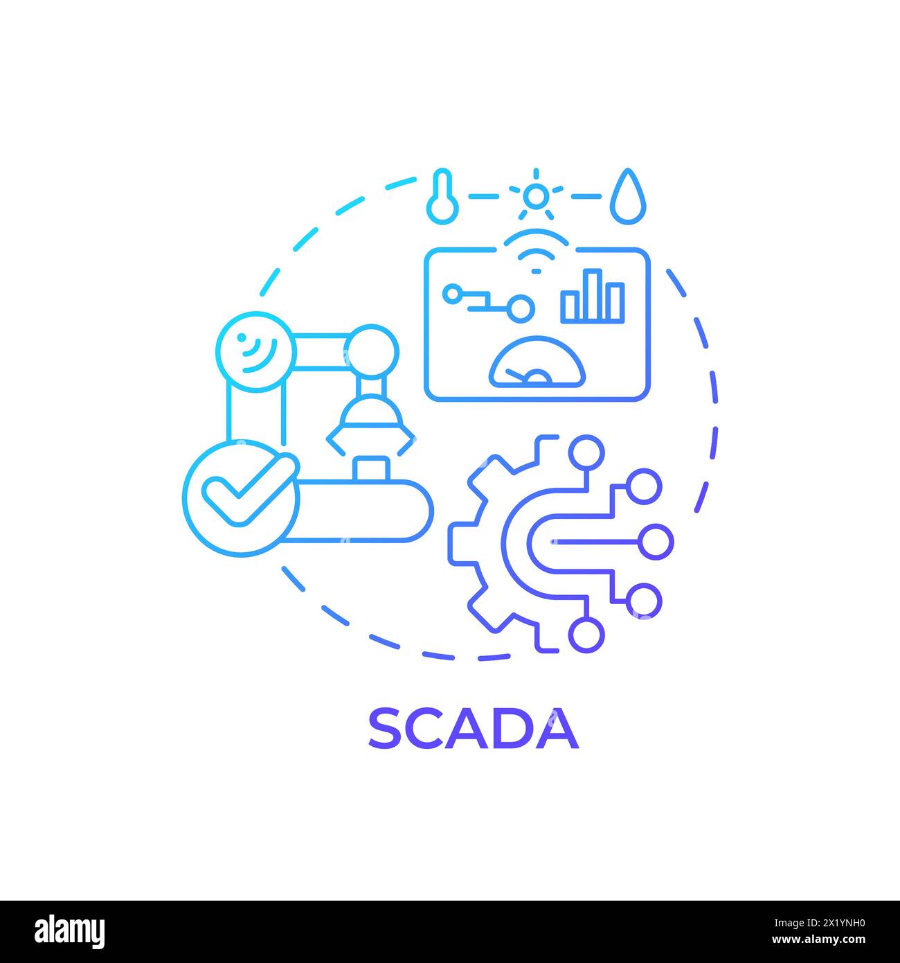 Scada icon hi-res stock photography and images - Alamy