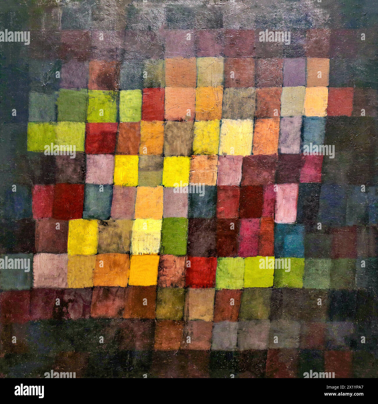 Ancient Harmony, 1925 (no 236) (Painting) by Artist Klee, Paul (1879-1940) Swiss. Stock Vector