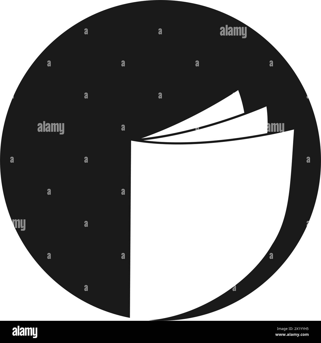 Open book logo vector hi-res stock photography and images - Alamy