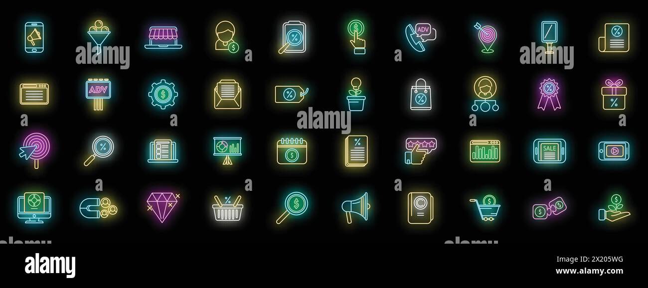 Marketing mix icons place price Stock Vector Images - Alamy