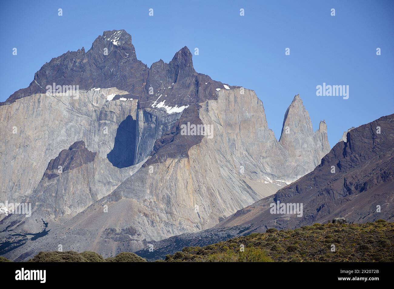 Chile; Southern Chile; Magallanes region; Mountains of the southern ...