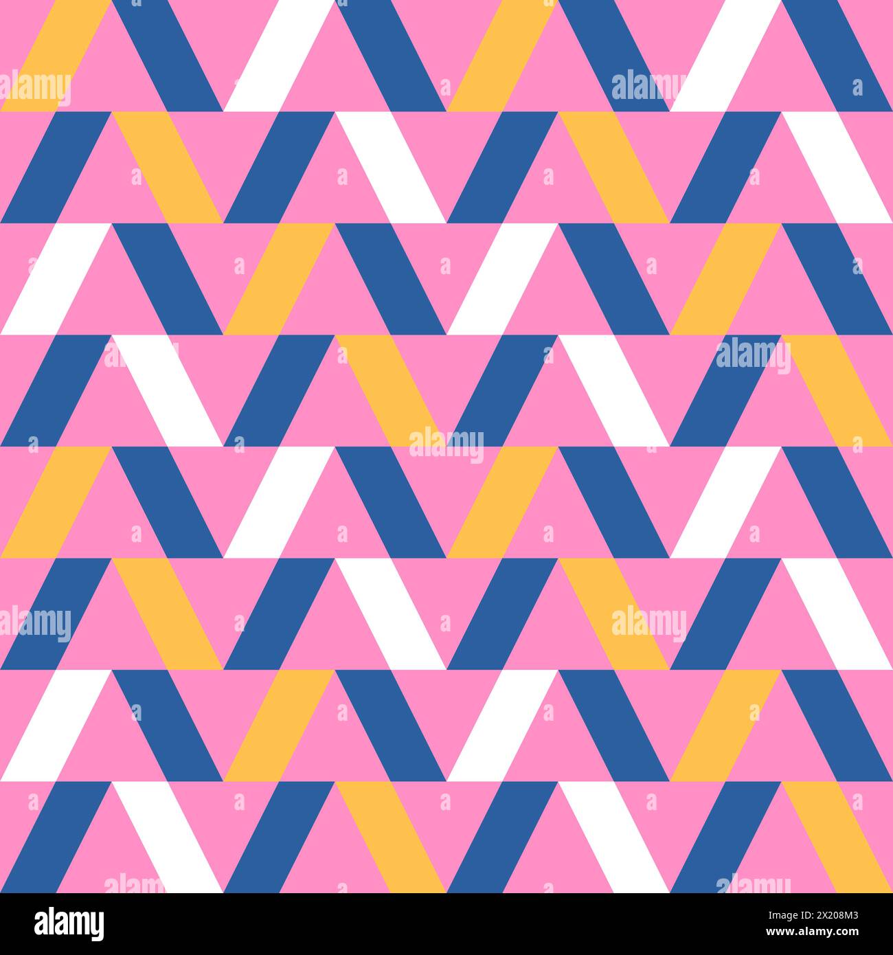 Vector geometric abstract seamless pattern. Modern vector seamless patterns. Trendy vector texture. Stock Vector