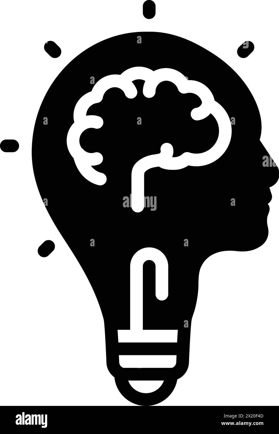 Brain power logo Black and White Stock Photos & Images - Alamy