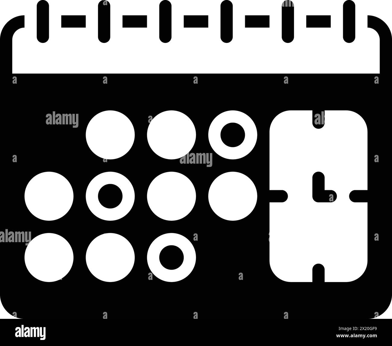 Icon for schedule appointment stock vector image art alamy