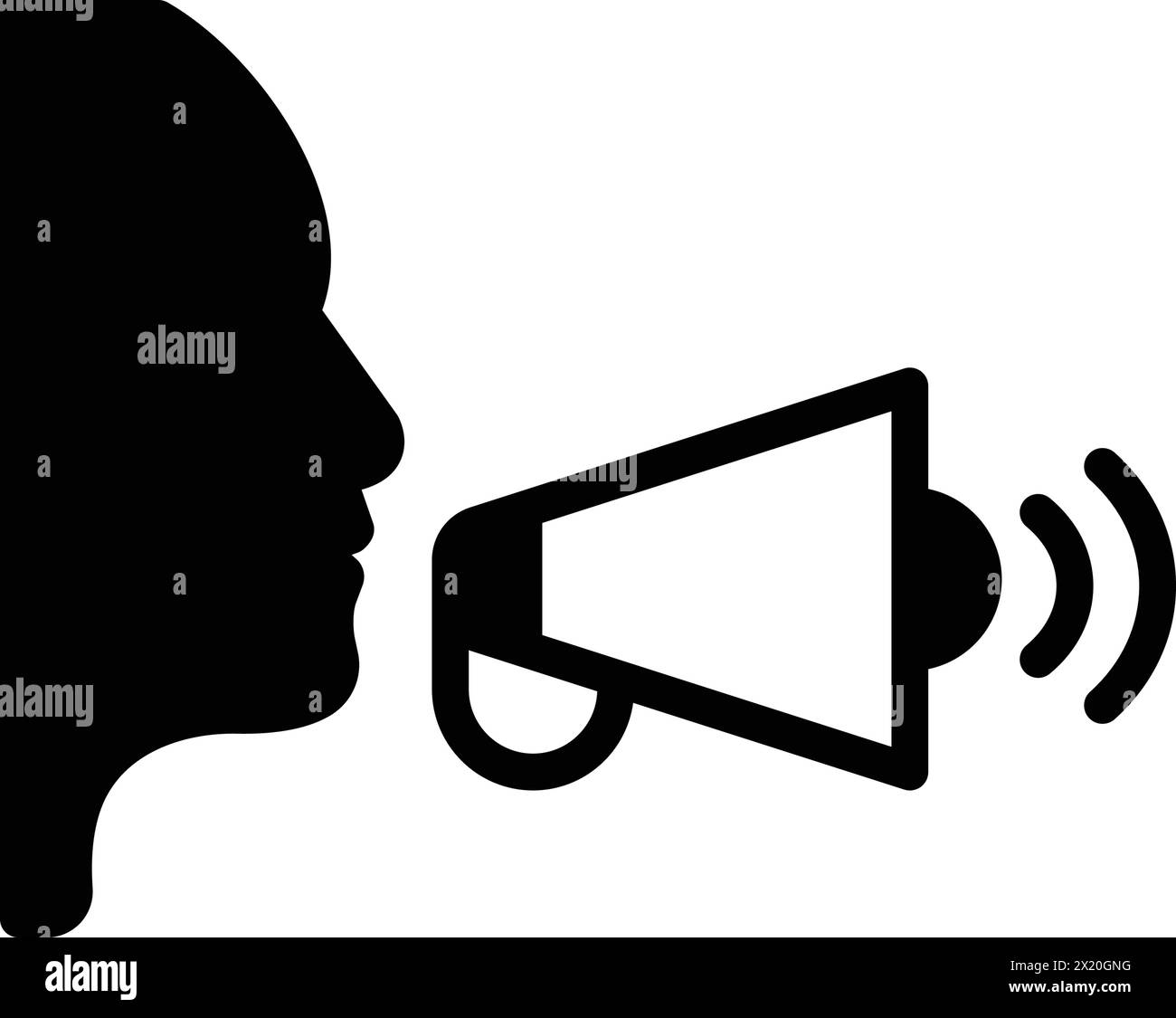 Icon for speaking verbal stock vector image art alamy