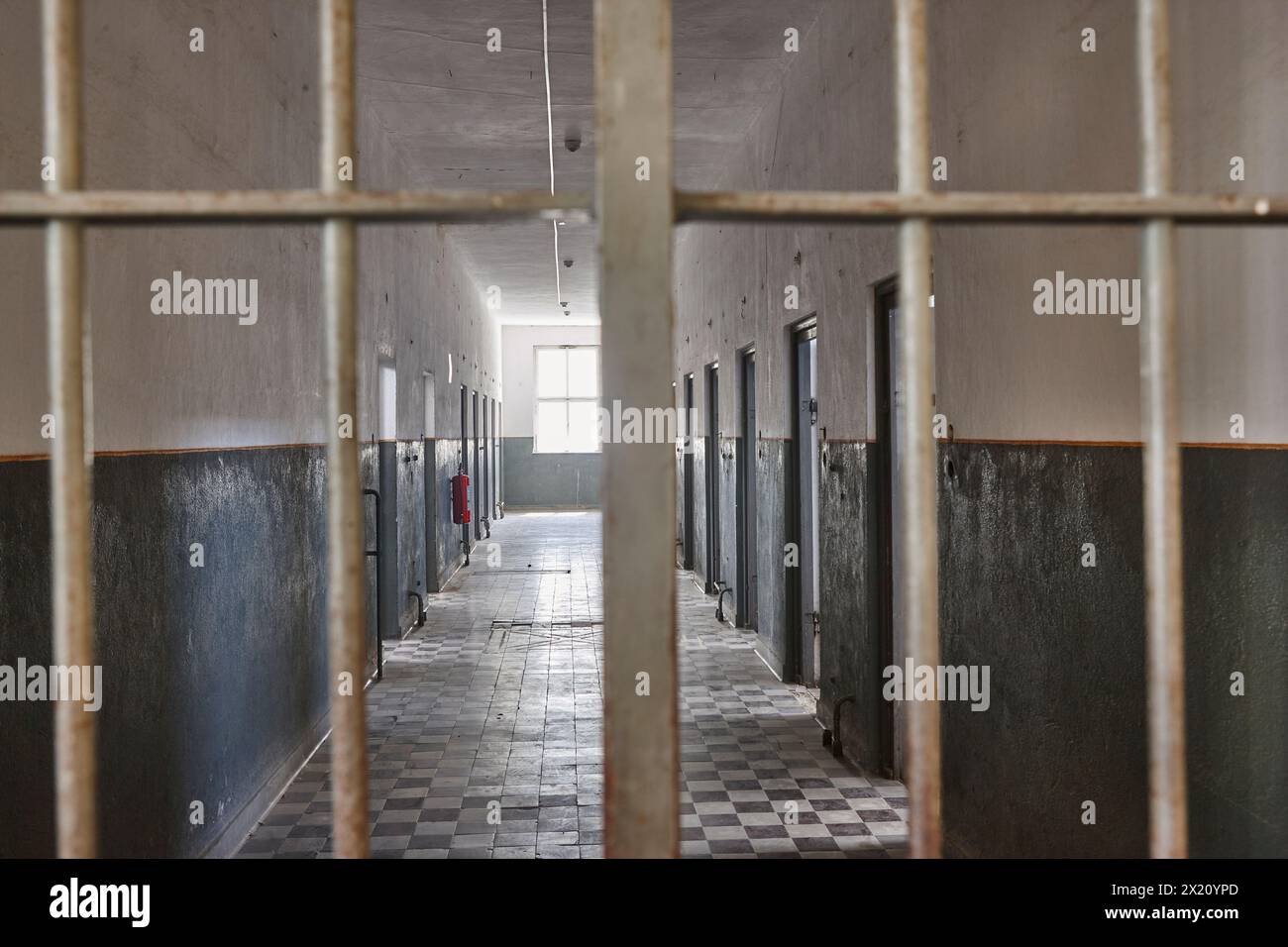 Mauthausen concentration camp. Barracks interior. World War II. Austria Stock Photo