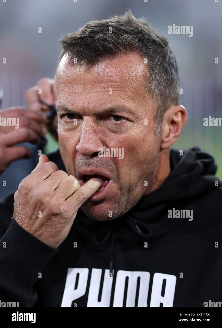 London, UK. 18th Apr, 2024. Lothar Matthaus during the UEFA Europa League match at the London Stadium, London. Picture credit should read: David Klein/Sportimage Credit: Sportimage Ltd/Alamy Live News Stock Photo