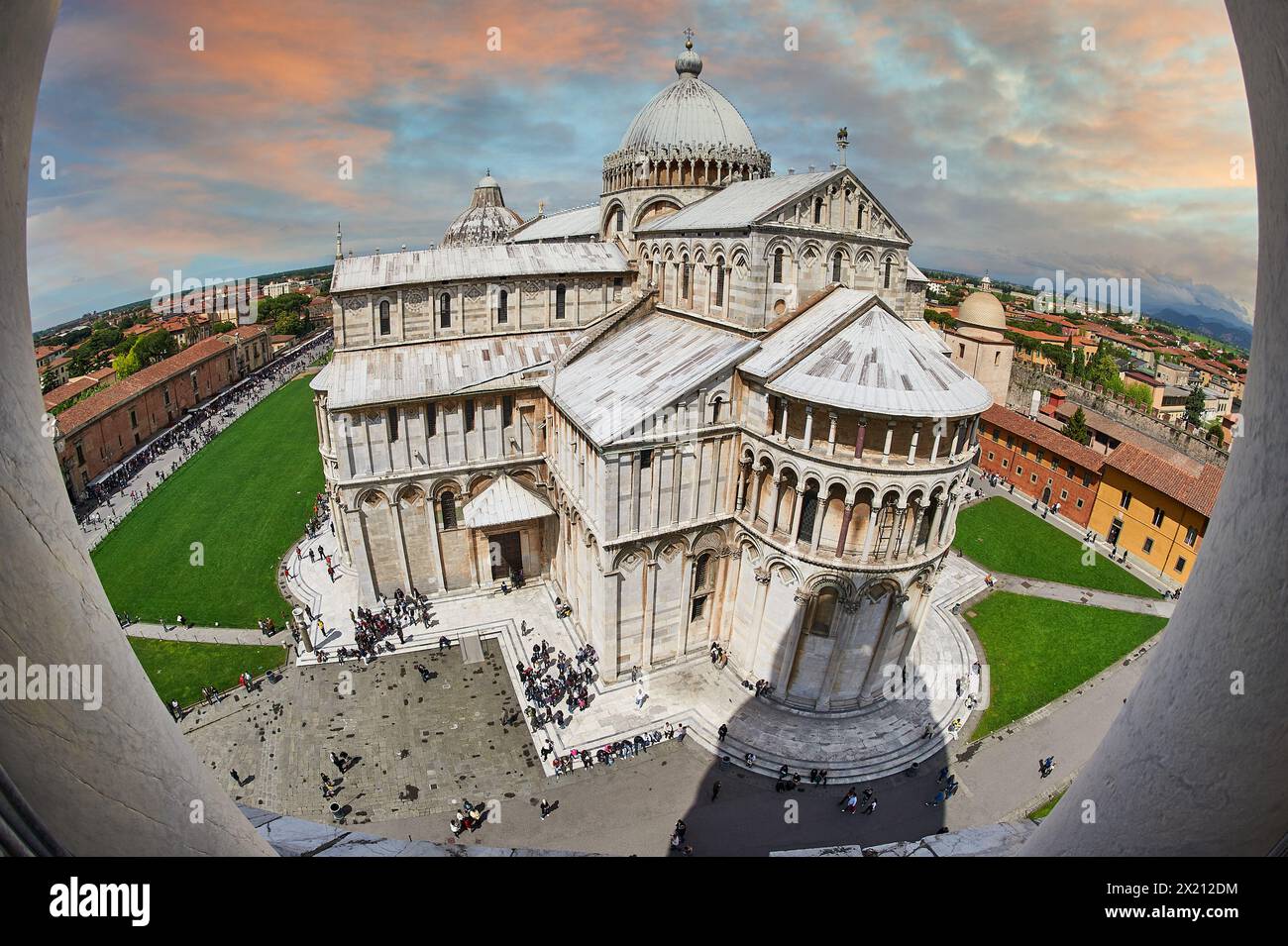 Cathedral of Pisa, Piazza dei Miracoli, Italy, Europe Stock Photo