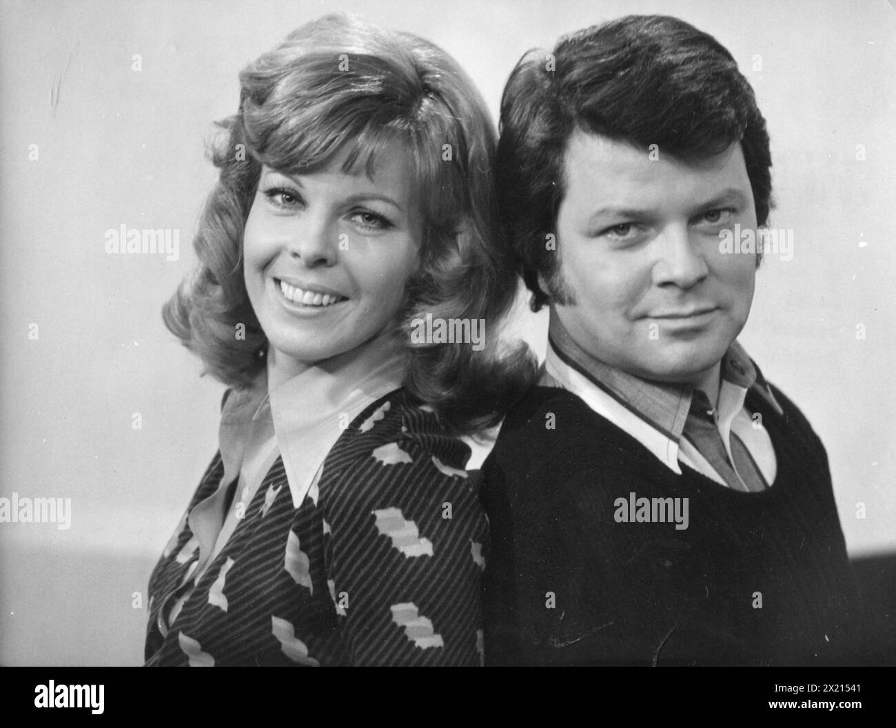 Strauch, Monica, * 24.3.1946, Austrian actress, with Peter Machac ...