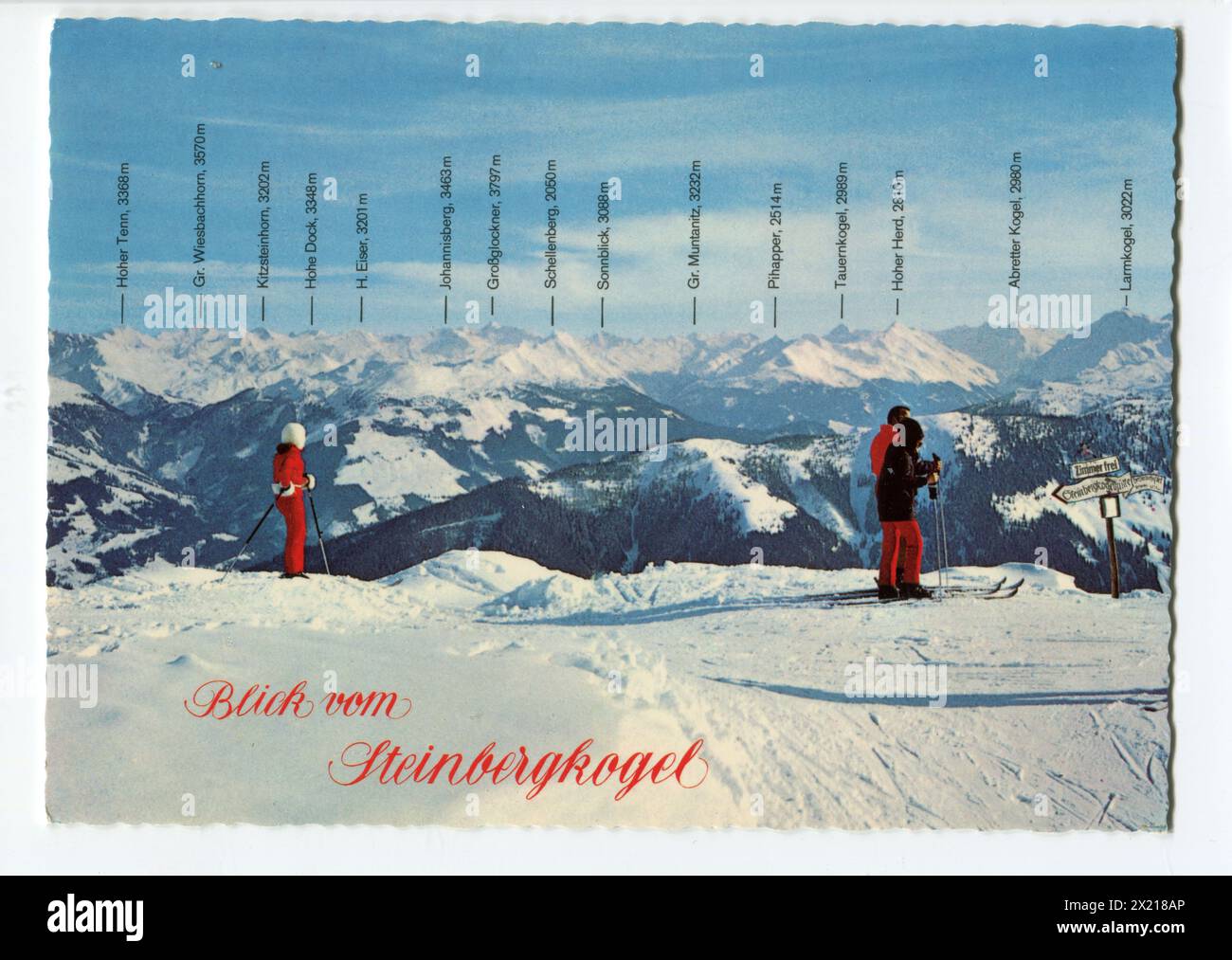 ECUSSON BRODE SEEFELD TIROL TYROL 8x6.5 cm