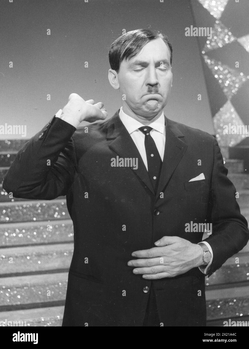 Stiefel, Rolf, 1.5.1920 - 16.8.2005, German radio announcer and impersonator, presenter of a telecast, ADDITIONAL-RIGHTS-CLEARANCE-INFO-NOT-AVAILABLE Stock Photo