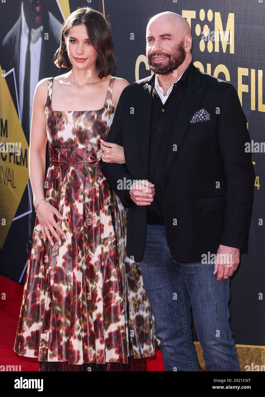 HOLLYWOOD, LOS ANGELES, CALIFORNIA, USA APRIL 18 Ella Bleu Travolta